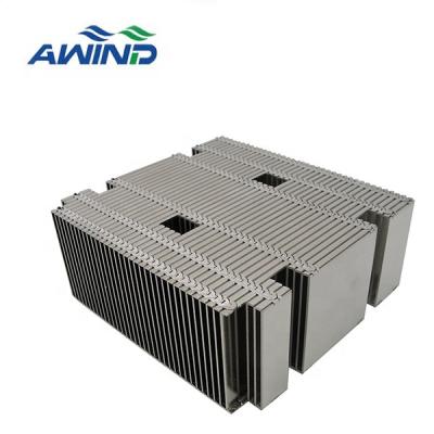 China Aluminum Radiator Zipper Fin Radiator Customized Stamping Parts for sale