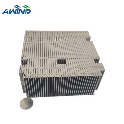 China Custom Heatsink China Heatsink Zipper Stacked Fins Heat Pipes Heatsink For Electric Appliance for sale