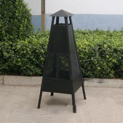 China Heat Resistance Modern Steel Fire Pit Chimeneas Patio Sets Outdoor Chimney Flu for sale