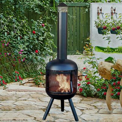 China Stored Burning Fire Chimeneas Pit Outdoormodern Style Fireplace Wood Fireplace Heater for sale