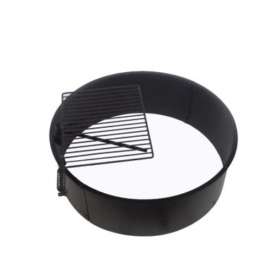 China 36 Inch Stocked Outdoor Steel Fire Ring For Camping for sale