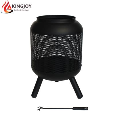 China Garden Treasures Fire Stored Wood Burning Steel Drum for sale