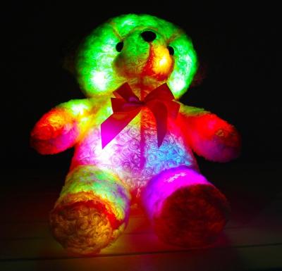 China Cheap Stuffed Light Plush Toy Bear Light LED Plush Toy Teddy Bear Lighting Bear Toys for sale