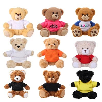 China Factory Wholesale Custom Logo Teddy Bear With T-shirt Teddy Bear Soft Plush Stuffed Bear Toy Custom Logo Teddy Bear Small Teddy Bear for sale