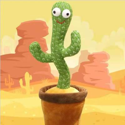 China 2021 New Style Singing&Dancing Flower Plush China Factory Customized Enchanting Dancing Cactus Plush Toys for sale