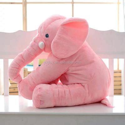 China Pillow Fashion Baby Plush Elephant Animal Doll Stuffed Elephant Plush Pillow With Blanket for sale