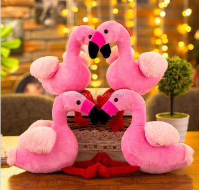 China Free Sample Hot Sale Factory OEM Soft Plush American Flamingo Stuffed Toy Dolls Pink Plush Flamingo Toy for sale