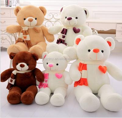 China Wholesale Custom Logo Design Plush New Product New Plush Toy Teddy Bear With Scarf for sale