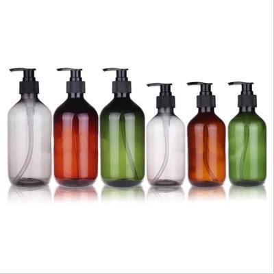 China Cosmetic Custom Shampoo Bottles 300ml 500ml Plastic Refillable Shampoo Bottle With Pump 300ml Shampoo Bottle for sale