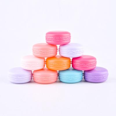 China Hot Saling 10g Special Plastic Cosmetic Jar Eyeshadow Container Personal Skin Care Packaging Macaron for sale