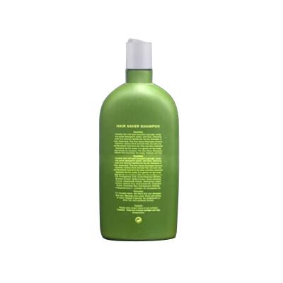 China 300ml Green Flat HDPE Plastic Lotion Bottle For Hair Shampoo Screen Printing Surface Handling for sale