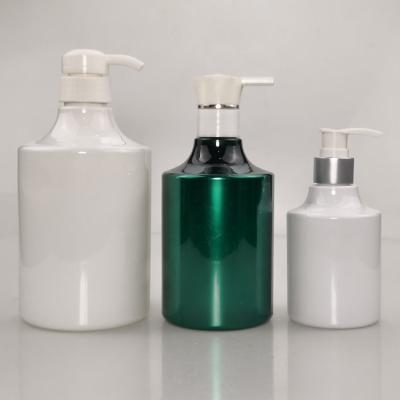 China Personal care 820ml 520ml 260ml round plastic bottle containers for beauty cream skin care products for sale