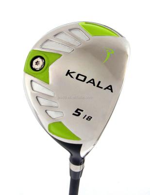 China graphite & Unique Design Green Color Stainless Steel Golf Fairway Special Shiny Luxurious Wood for sale