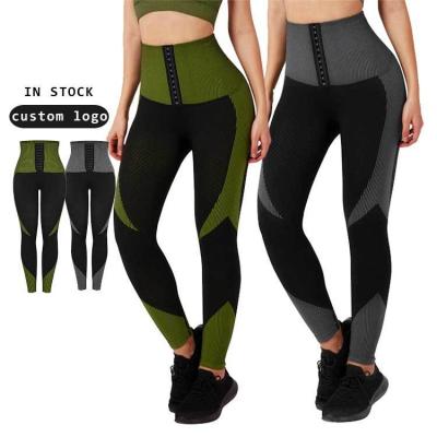 Cina Leggings per donna con cintura alta Sport Yoga Indossare Leggings per donne Stampa digitale e stampa del logo personalizzato in vendita