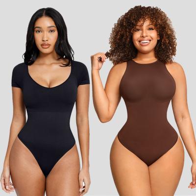 China Nahtlose schwarze Sculpting Shapewear Bodysuit für Frauen SMLXLXXL3XL4XL5XL6XL OEM Accpet zu verkaufen