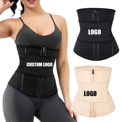 China Sports Waist Trimmer Belt for Women Black High Waist Tummy Control Butt Lift Waist Trainer for sale