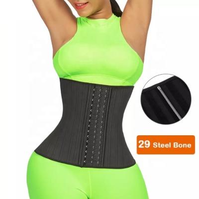 Cina 2020 Women's Plus Size Lattice Waist Trainer Waist Cincher Body Shaper per il sostenibile in vendita