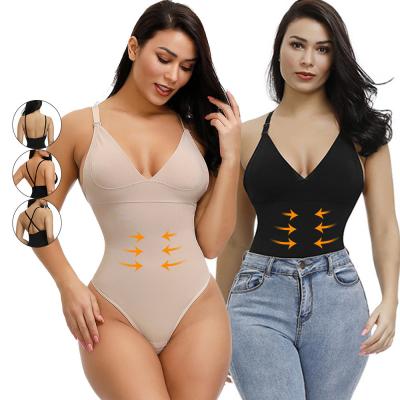 China 5XL HEXIN High Waist Thong Full Body Shaper Nonwoven Style for Tummy Control and Butt Lifting for sale