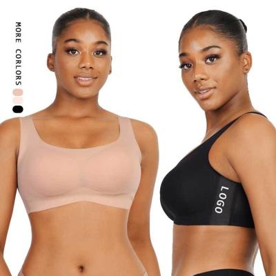 China HEXIN 2023 Women's Slimming Invisible Bra with Custom Logo Padded and Seamless Design for sale