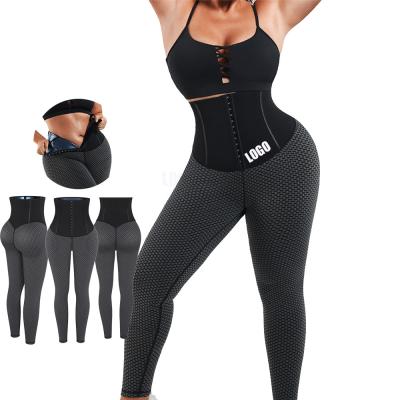 China Atemberaubend HEXIN HÖHER WELT Neopren Fitnessstudio Schrumpf aber Korsett Waist Trainer Leggings AS SHOW zu verkaufen