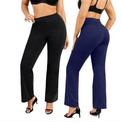 China Pantalones de piernas anchas de color azul de cintura media Mujeres Abdominales Trimmer Shapeswear Legging Calzoncillos Casual en venta