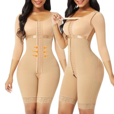 China HEXIN Design Fat Tummy Trimmer Compression Body Shaper for Women Customized Labels for sale