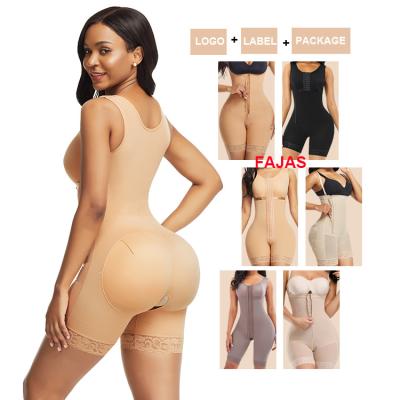 China 5XL Stage 2 3 Postpartum Full Bodysuit Fajas Colombianas Reductora Butt Lifter Corset Shapewear Slimming Post Surgery Fajas for sale