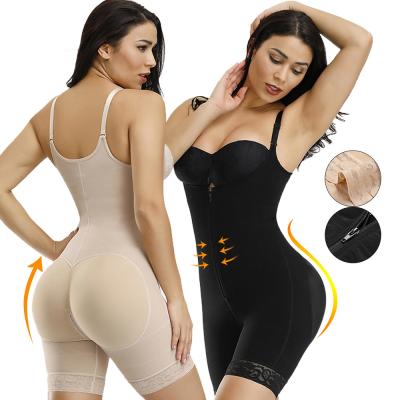 China HEXIN 2021 Breathable Bodysuit Shapewear Butt-Lifter Waist-Trainer and Tummy Control for sale