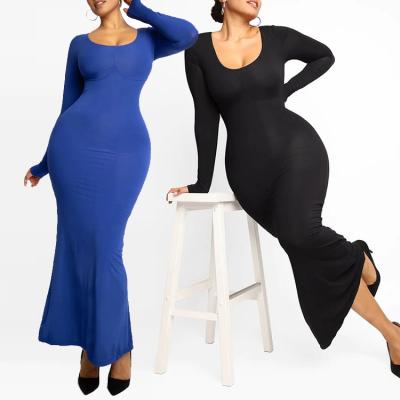 Китай Maxi Standard устойчивое платье Bodycon форменная одежда с затягиванием и легкой формой продается