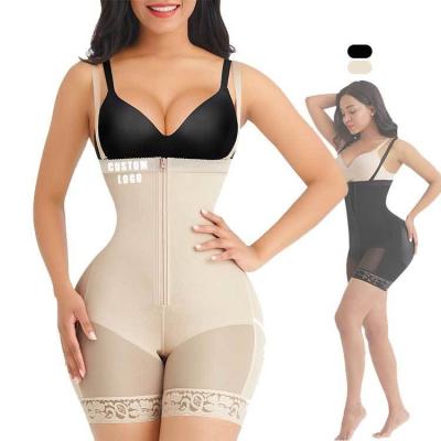 China Regular Size Women's Shapers with Tummy Control Detachable Shoulder Strap and Zipper for sale