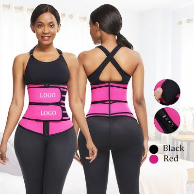 China Plus Size Fitness Double Modeling Belt Faja WAISTDEAR Neoprene Waist Trainer Girdles for sale