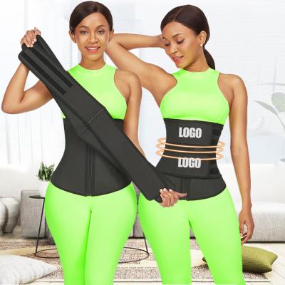 China Unisex abnehmbarer Doppelgürtel Taille-Cincher Trimmer für Frauen Bauch Abnehmen XS-9XL zu verkaufen