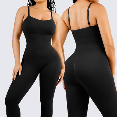 China Seamless Scrunch Butt Jumpsuit for Women 2023 Fitness One Piece Bodysuits Shapewear for sale