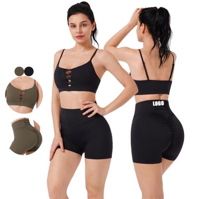 China High Waist Seamless Gym Leggings Active Wear Yoga Set for Women and Customized Design for sale