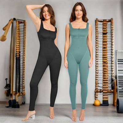 China Summer 2023 Women's Plus Size Seamless Knitted Spandex Fitness Playsuit for Exercise for sale