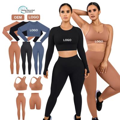 China HEXIN Seamless Yoga Set for Women 7 Days Sample Order Lead Time Support Shipment Aramex for sale