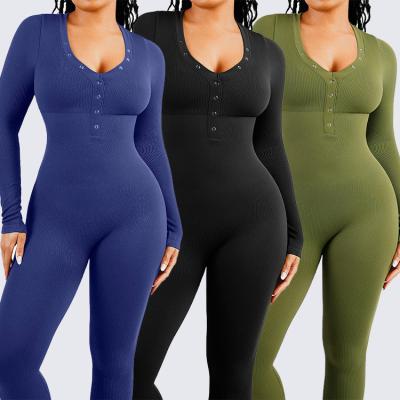 China 2023 Women's Butt-Lifting Seamless Tummy Control Shapewear Compression Jumpsuit for OEM for sale