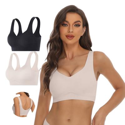 Chine HEXIN sans couture femme soutien-gorge sous-vêtements pour femmes soulevé de cul femme coiffure après le sein soutien-gorge S-XL à vendre