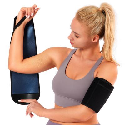 China Custom Logo Slimming Neoprene Sport Sauna Arm Trimmers for Women Knitted Construction for sale