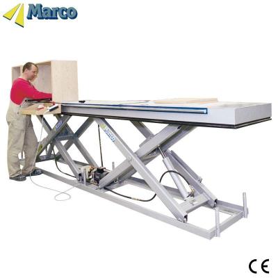 China 1 Ton Insulating Workshop Crane Marco Twin Scissor Lift Table with CE Approved for sale