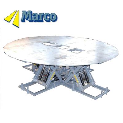 China 900mm Lift Stroke M2-020090-D8/2L Marco Circular Scissor Lift Table Stage Platform for Performance Platforms for sale