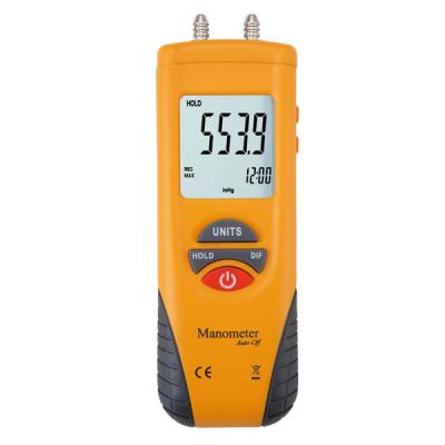 China Professional Data Hold Digital Manometer , Handheld Pressure Differential Manometer for sale