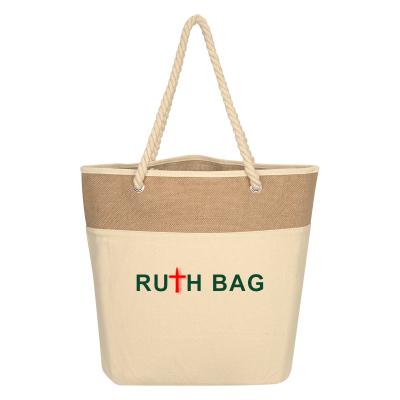 China Handled Ruthbag BURSE ROPE COTTON CANVAS TOGGLE BAG SHOPPING BAG for sale