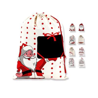 China PUNCH Ruthbag Christmas Decorations and Hung Small Advent Calendar Christmas Cotton and Sack Set Christmas Supplies Gift Canvas Bags for sale