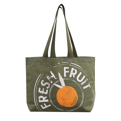 China Ruthbag Reusable Shopping Handled Tote Cotton Canvas Multi Purpose Grocery Bag for sale