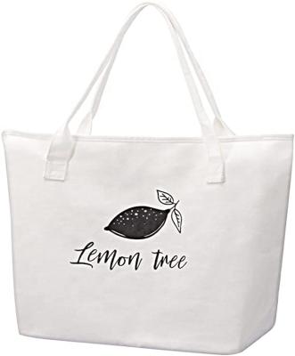 China Ruthbag Canvas Tote Bag For Women Reusable Grocery Handled Fabric Bags With Inside Pocket For School Office Picnic And Travel for sale