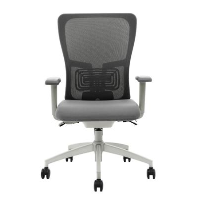 China Wholesale Gray Mesh Netback Recliner Computer Design High Quality Executive Modern Swivel Office Swivel Ergonomic Chair (New) for sale