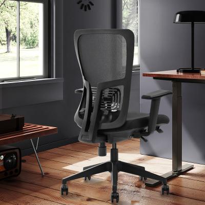 China 200kg (Height) Office Ergonomic Chair Canton Furniture Factory Tianjin Mid Computer Executive Adjustable Lumbar Comfortable Back (New) for sale