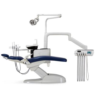 China Metal AliGan Dental Equipment Chair With High Quality Movable Unit Box And Auxiliary Control Use For Clinic Doctor Tooth Treatment for sale