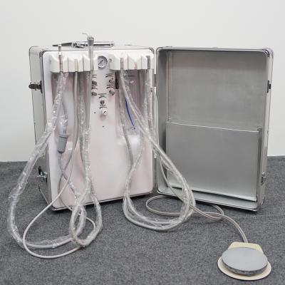 China AliGan Dental Equipment Medical Equipment Acrylic Dentist Clinic Surgery Supply Use Bag Suitcase Foldable Mobile Portable Dental Unit for sale